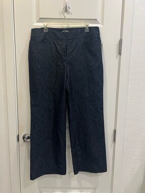 Halogen Dark Navy Blue Taylor Fit Denim Pants